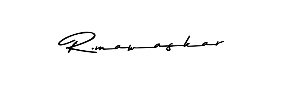 Make a beautiful signature design for name R.mawaskar. Use this online signature maker to create a handwritten signature for free. R.mawaskar signature style 9 images and pictures png