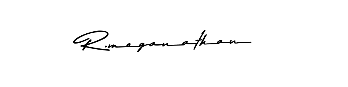 How to make R.meganathan signature? Asem Kandis PERSONAL USE is a professional autograph style. Create handwritten signature for R.meganathan name. R.meganathan signature style 9 images and pictures png