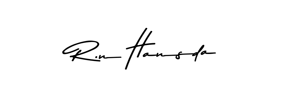 It looks lik you need a new signature style for name R.n Hansda. Design unique handwritten (Asem Kandis PERSONAL USE) signature with our free signature maker in just a few clicks. R.n Hansda signature style 9 images and pictures png