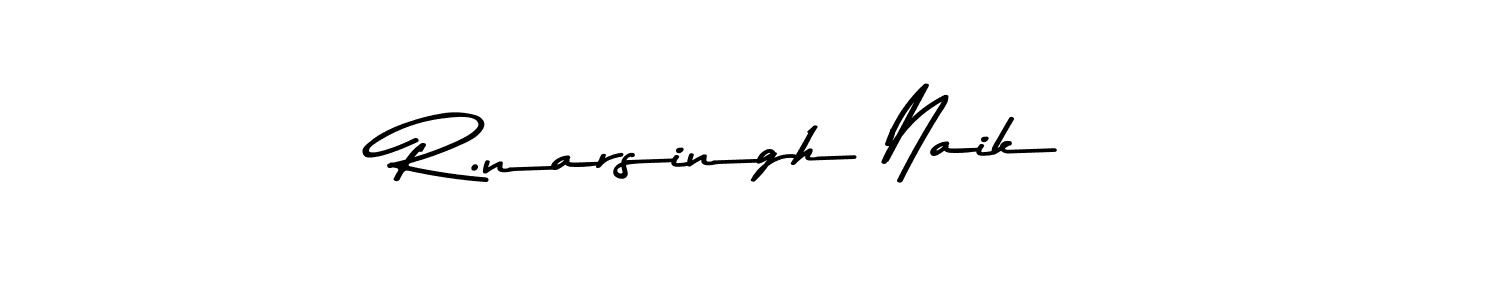 How to make R.narsingh Naik signature? Asem Kandis PERSONAL USE is a professional autograph style. Create handwritten signature for R.narsingh Naik name. R.narsingh Naik signature style 9 images and pictures png
