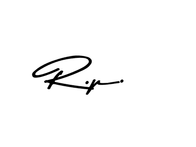 The best way (Asem Kandis PERSONAL USE) to make a short signature is to pick only two or three words in your name. The name R.p. include a total of six letters. For converting this name. R.p. signature style 9 images and pictures png