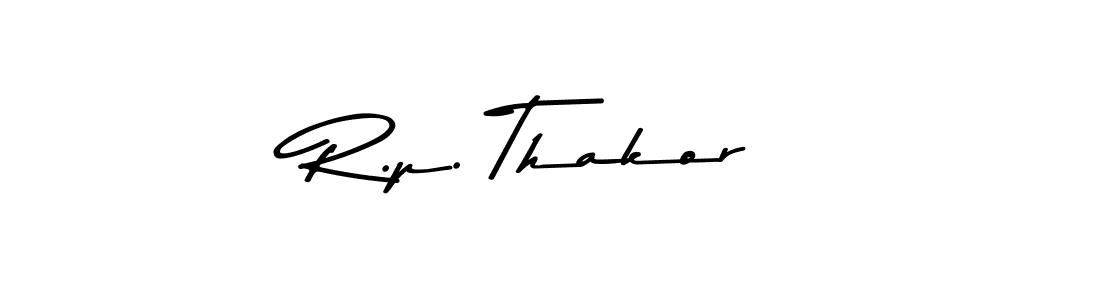 It looks lik you need a new signature style for name R.p. Thakor. Design unique handwritten (Asem Kandis PERSONAL USE) signature with our free signature maker in just a few clicks. R.p. Thakor signature style 9 images and pictures png