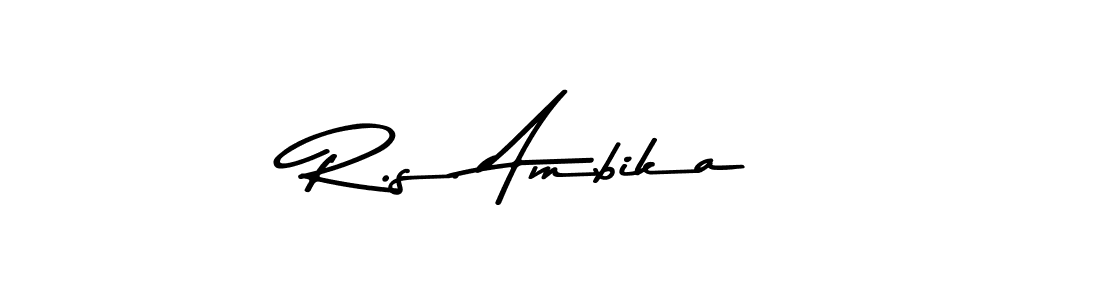 Asem Kandis PERSONAL USE is a professional signature style that is perfect for those who want to add a touch of class to their signature. It is also a great choice for those who want to make their signature more unique. Get R.s. Ambika name to fancy signature for free. R.s. Ambika signature style 9 images and pictures png