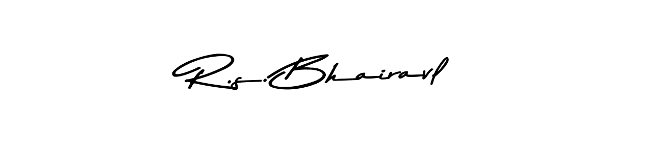 Create a beautiful signature design for name R.s. Bhairavl. With this signature (Asem Kandis PERSONAL USE) fonts, you can make a handwritten signature for free. R.s. Bhairavl signature style 9 images and pictures png