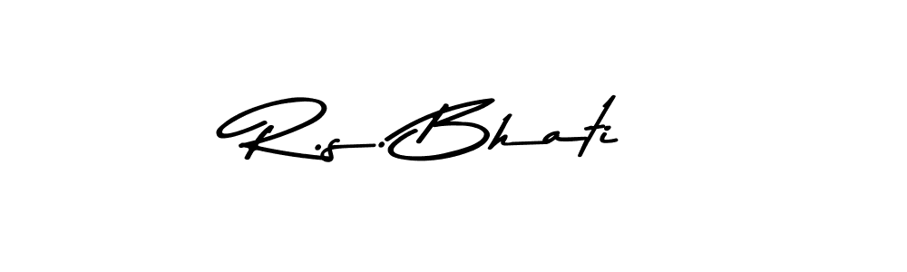You should practise on your own different ways (Asem Kandis PERSONAL USE) to write your name (R.s. Bhati) in signature. don't let someone else do it for you. R.s. Bhati signature style 9 images and pictures png