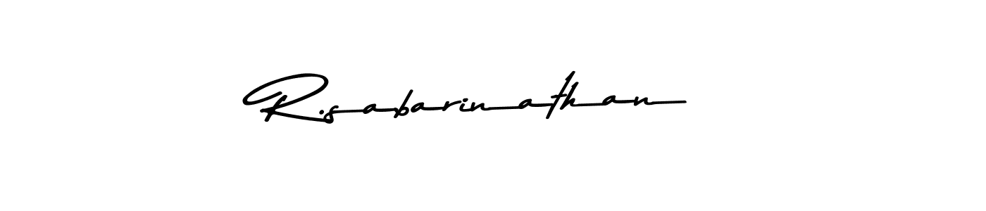 Use a signature maker to create a handwritten signature online. With this signature software, you can design (Asem Kandis PERSONAL USE) your own signature for name R.sabarinathan. R.sabarinathan signature style 9 images and pictures png