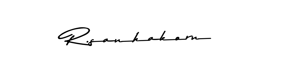 Also we have R.sanhakorn name is the best signature style. Create professional handwritten signature collection using Asem Kandis PERSONAL USE autograph style. R.sanhakorn signature style 9 images and pictures png