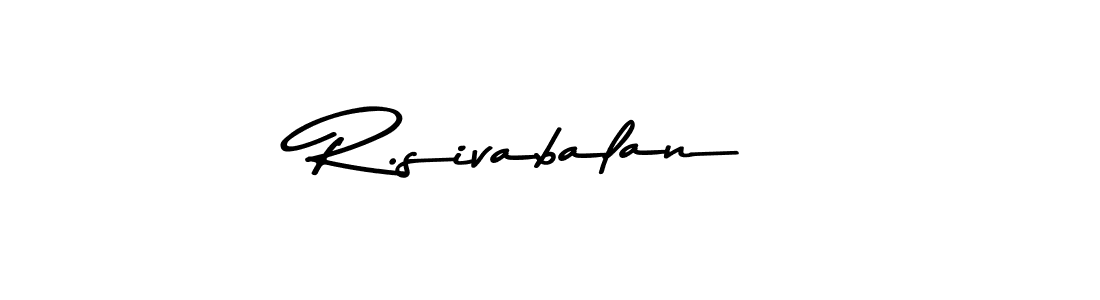 Asem Kandis PERSONAL USE is a professional signature style that is perfect for those who want to add a touch of class to their signature. It is also a great choice for those who want to make their signature more unique. Get R.sivabalan name to fancy signature for free. R.sivabalan signature style 9 images and pictures png