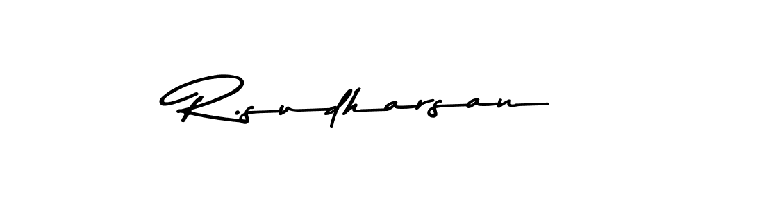 How to make R.sudharsan signature? Asem Kandis PERSONAL USE is a professional autograph style. Create handwritten signature for R.sudharsan name. R.sudharsan signature style 9 images and pictures png