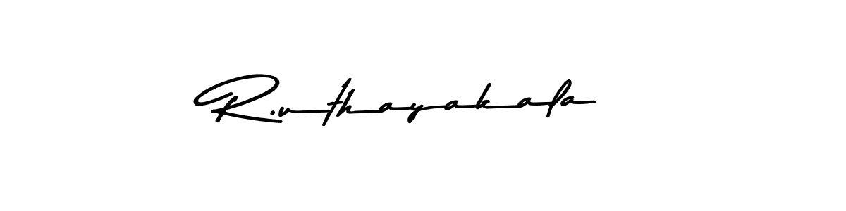 Also You can easily find your signature by using the search form. We will create R.uthayakala name handwritten signature images for you free of cost using Asem Kandis PERSONAL USE sign style. R.uthayakala signature style 9 images and pictures png