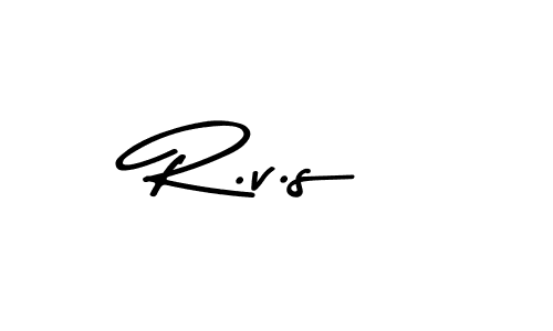 R.v.s stylish signature style. Best Handwritten Sign (Asem Kandis PERSONAL USE) for my name. Handwritten Signature Collection Ideas for my name R.v.s. R.v.s signature style 9 images and pictures png