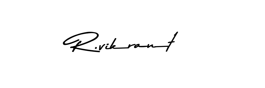 Design your own signature with our free online signature maker. With this signature software, you can create a handwritten (Asem Kandis PERSONAL USE) signature for name R.vikrant. R.vikrant signature style 9 images and pictures png