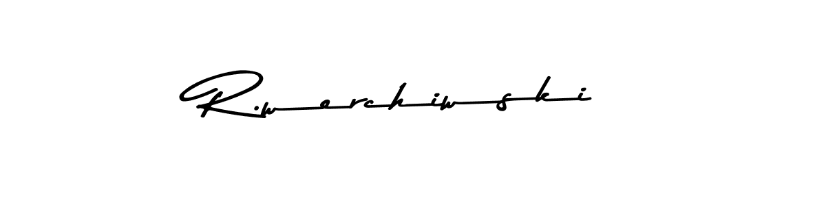 Make a beautiful signature design for name R.werchiwski. Use this online signature maker to create a handwritten signature for free. R.werchiwski signature style 9 images and pictures png