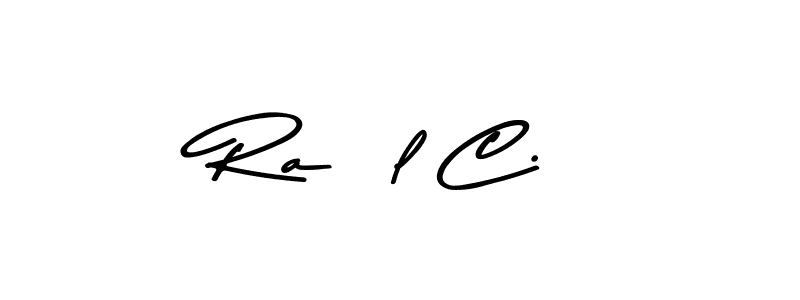 Design your own signature with our free online signature maker. With this signature software, you can create a handwritten (Asem Kandis PERSONAL USE) signature for name Raúl C.. Raúl C. signature style 9 images and pictures png