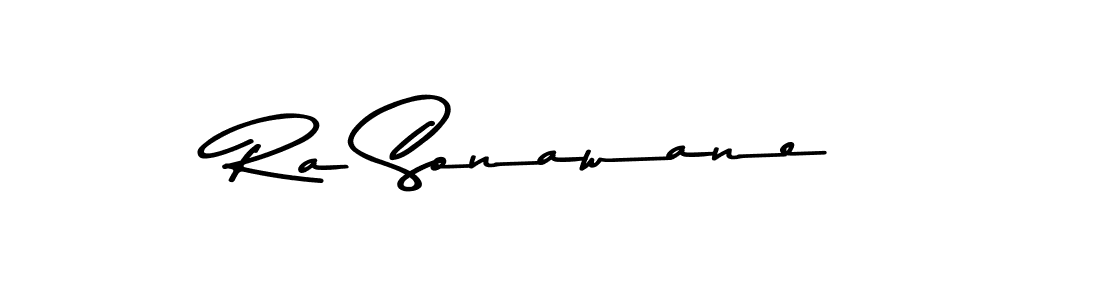 Ra Sonawane stylish signature style. Best Handwritten Sign (Asem Kandis PERSONAL USE) for my name. Handwritten Signature Collection Ideas for my name Ra Sonawane. Ra Sonawane signature style 9 images and pictures png