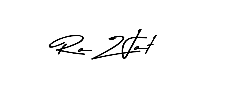 How to make Ra Z Jat signature? Asem Kandis PERSONAL USE is a professional autograph style. Create handwritten signature for Ra Z Jat name. Ra Z Jat signature style 9 images and pictures png