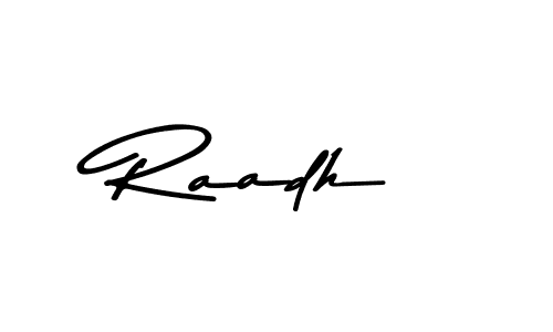 if you are searching for the best signature style for your name Raadh. so please give up your signature search. here we have designed multiple signature styles  using Asem Kandis PERSONAL USE. Raadh signature style 9 images and pictures png