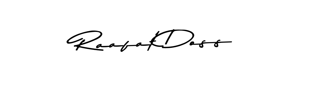 This is the best signature style for the Raafat Doss name. Also you like these signature font (Asem Kandis PERSONAL USE). Mix name signature. Raafat Doss signature style 9 images and pictures png