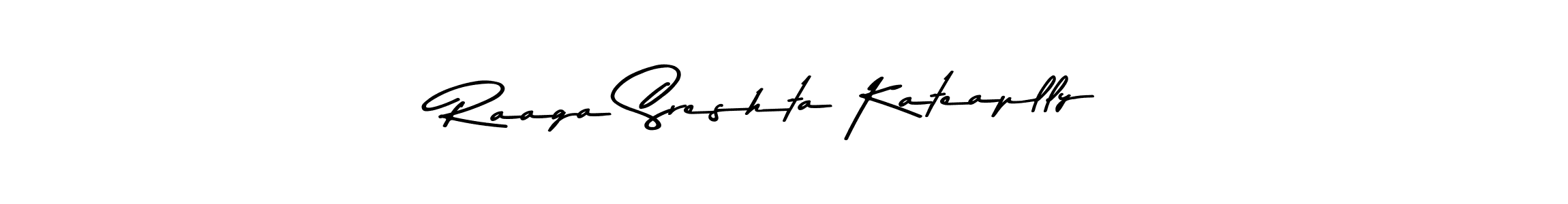 Also You can easily find your signature by using the search form. We will create Raaga Sreshta Kateaplly name handwritten signature images for you free of cost using Asem Kandis PERSONAL USE sign style. Raaga Sreshta Kateaplly signature style 9 images and pictures png