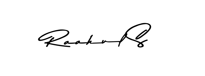 You should practise on your own different ways (Asem Kandis PERSONAL USE) to write your name (Raahul S) in signature. don't let someone else do it for you. Raahul S signature style 9 images and pictures png