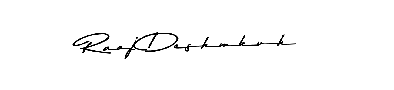 How to make Raaj Deshmkuh signature? Asem Kandis PERSONAL USE is a professional autograph style. Create handwritten signature for Raaj Deshmkuh name. Raaj Deshmkuh signature style 9 images and pictures png