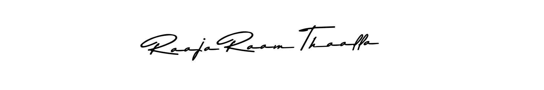 You can use this online signature creator to create a handwritten signature for the name Raaja Raam Thaalla. This is the best online autograph maker. Raaja Raam Thaalla signature style 9 images and pictures png