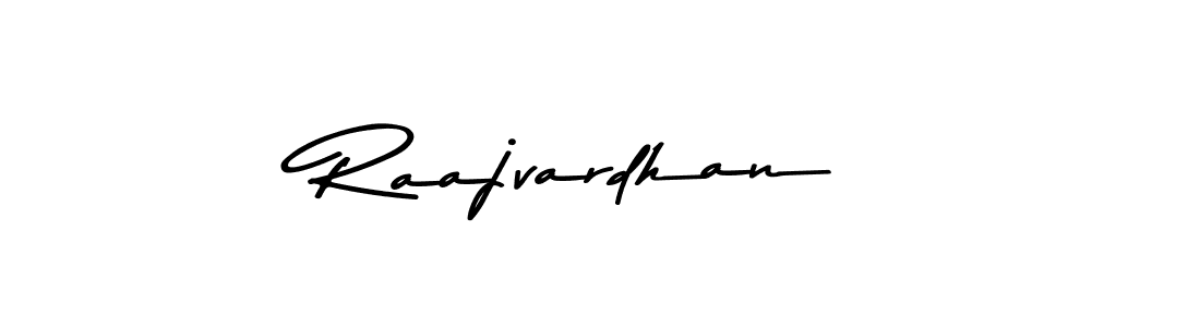 How to make Raajvardhan name signature. Use Asem Kandis PERSONAL USE style for creating short signs online. This is the latest handwritten sign. Raajvardhan signature style 9 images and pictures png