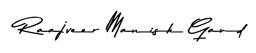 Build your personal autograph collection for name Raajveer Manish Gaud with Asem Kandis PERSONAL USE design. Browse, select, and save your favorites. Raajveer Manish Gaud signature style 9 images and pictures png