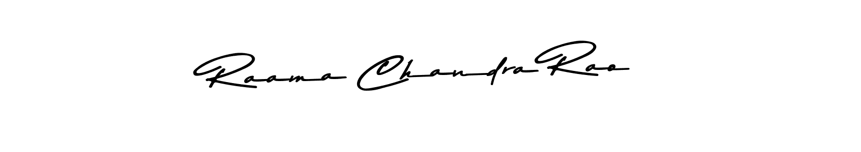 How to make Raama Chandra Rao name signature. Use Asem Kandis PERSONAL USE style for creating short signs online. This is the latest handwritten sign. Raama Chandra Rao signature style 9 images and pictures png