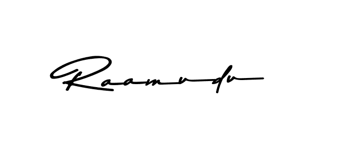 Design your own signature with our free online signature maker. With this signature software, you can create a handwritten (Asem Kandis PERSONAL USE) signature for name Raamudu. Raamudu signature style 9 images and pictures png