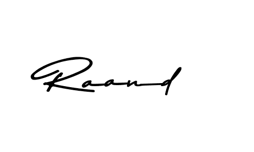 Raand stylish signature style. Best Handwritten Sign (Asem Kandis PERSONAL USE) for my name. Handwritten Signature Collection Ideas for my name Raand. Raand signature style 9 images and pictures png