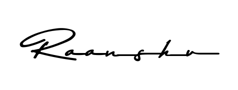 Make your name Raanshu memorable on every contract using Asem Kandis PERSONAL USE autograph style. Instant transparent background export available. Raanshu signature style 9 images and pictures png