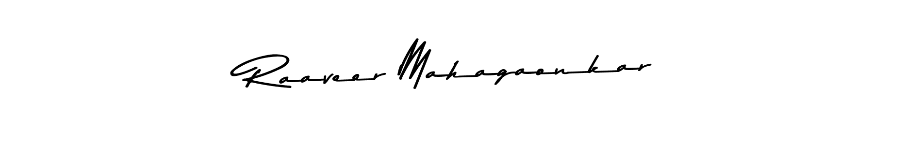 Also we have Raaveer Mahagaonkar name is the best signature style. Create professional handwritten signature collection using Asem Kandis PERSONAL USE autograph style. Raaveer Mahagaonkar signature style 9 images and pictures png
