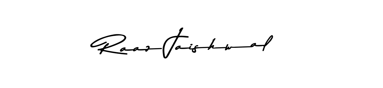 Similarly Asem Kandis PERSONAL USE is the best handwritten signature design. Signature creator online .You can use it as an online autograph creator for name Raaz Jaishwal. Raaz Jaishwal signature style 9 images and pictures png