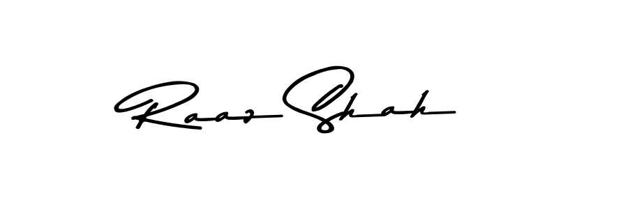 Make a beautiful signature design for name Raaz Shah. With this signature (Asem Kandis PERSONAL USE) style, you can create a handwritten signature for free. Raaz Shah signature style 9 images and pictures png