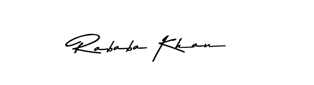 Here are the top 10 professional signature styles for the name Rababa Khan. These are the best autograph styles you can use for your name. Rababa Khan signature style 9 images and pictures png