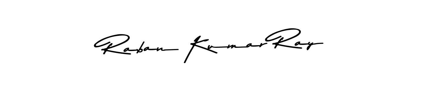 Use a signature maker to create a handwritten signature online. With this signature software, you can design (Asem Kandis PERSONAL USE) your own signature for name Raban Kumar Ray. Raban Kumar Ray signature style 9 images and pictures png