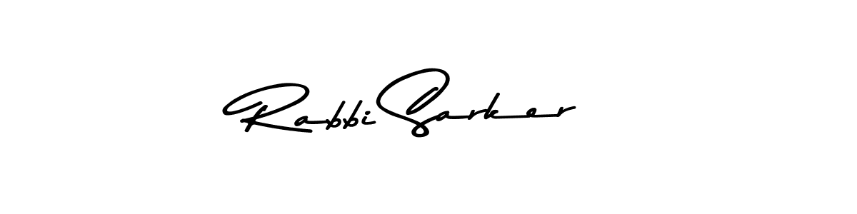 Create a beautiful signature design for name Rabbi Sarker. With this signature (Asem Kandis PERSONAL USE) fonts, you can make a handwritten signature for free. Rabbi Sarker signature style 9 images and pictures png