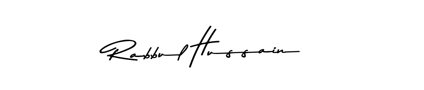 Use a signature maker to create a handwritten signature online. With this signature software, you can design (Asem Kandis PERSONAL USE) your own signature for name Rabbul Hussain. Rabbul Hussain signature style 9 images and pictures png