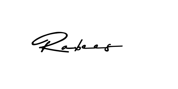 Also we have Rabees name is the best signature style. Create professional handwritten signature collection using Asem Kandis PERSONAL USE autograph style. Rabees signature style 9 images and pictures png
