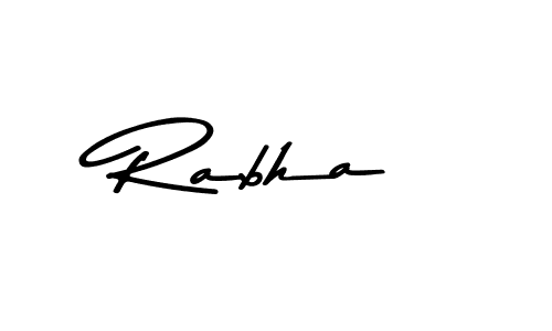 Rabha stylish signature style. Best Handwritten Sign (Asem Kandis PERSONAL USE) for my name. Handwritten Signature Collection Ideas for my name Rabha. Rabha signature style 9 images and pictures png