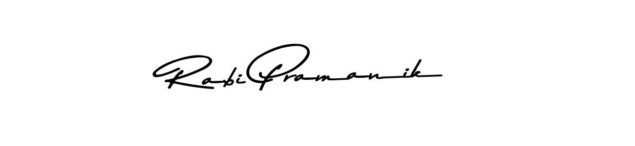 Design your own signature with our free online signature maker. With this signature software, you can create a handwritten (Asem Kandis PERSONAL USE) signature for name Rabi Pramanik. Rabi Pramanik signature style 9 images and pictures png