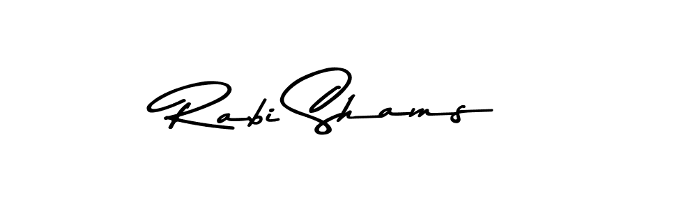 This is the best signature style for the Rabi Shams name. Also you like these signature font (Asem Kandis PERSONAL USE). Mix name signature. Rabi Shams signature style 9 images and pictures png