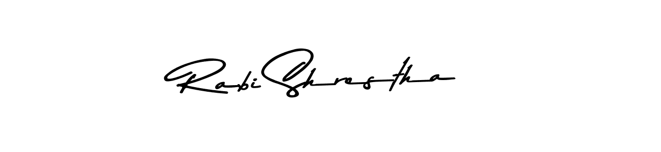 The best way (Asem Kandis PERSONAL USE) to make a short signature is to pick only two or three words in your name. The name Rabi Shrestha include a total of six letters. For converting this name. Rabi Shrestha signature style 9 images and pictures png