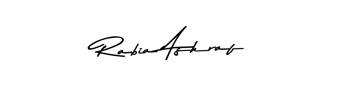 Also You can easily find your signature by using the search form. We will create Rabia Ashraf name handwritten signature images for you free of cost using Asem Kandis PERSONAL USE sign style. Rabia Ashraf signature style 9 images and pictures png