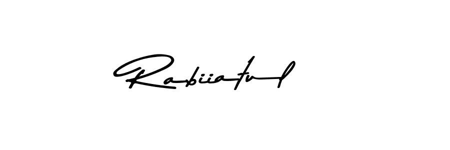 Make a beautiful signature design for name Rabiiatul. Use this online signature maker to create a handwritten signature for free. Rabiiatul signature style 9 images and pictures png