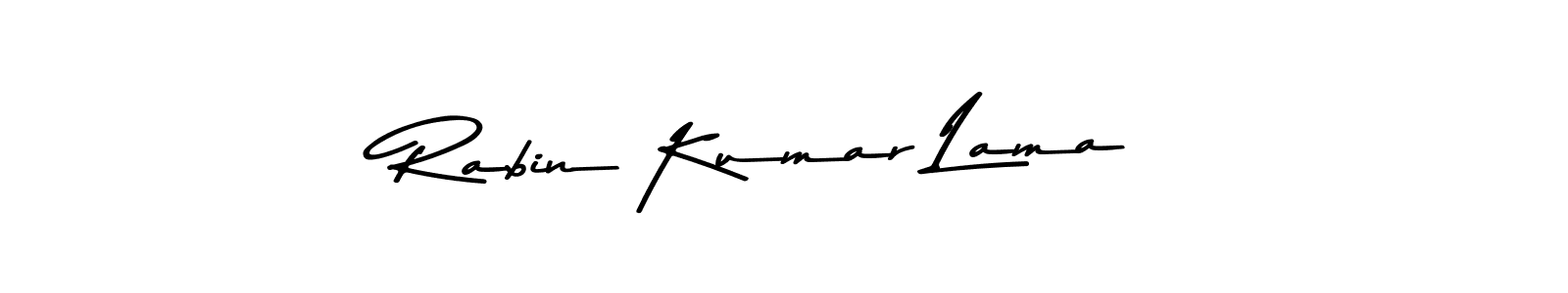 Make a beautiful signature design for name Rabin Kumar Lama. With this signature (Asem Kandis PERSONAL USE) style, you can create a handwritten signature for free. Rabin Kumar Lama signature style 9 images and pictures png