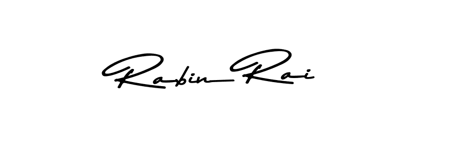 Make a beautiful signature design for name Rabin Rai. With this signature (Asem Kandis PERSONAL USE) style, you can create a handwritten signature for free. Rabin Rai signature style 9 images and pictures png