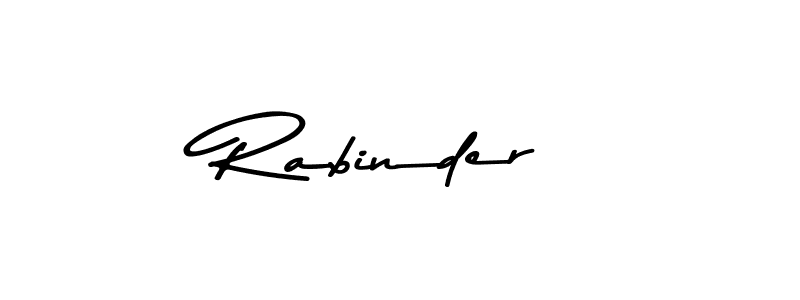 How to make Rabinder signature? Asem Kandis PERSONAL USE is a professional autograph style. Create handwritten signature for Rabinder name. Rabinder signature style 9 images and pictures png