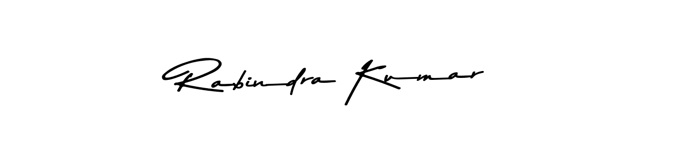 Create a beautiful signature design for name Rabindra Kumar. With this signature (Asem Kandis PERSONAL USE) fonts, you can make a handwritten signature for free. Rabindra Kumar signature style 9 images and pictures png